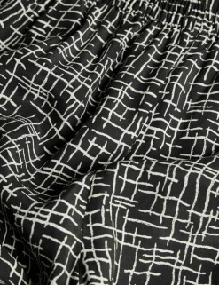 Pure Cotton Printed Wide Leg Trousers