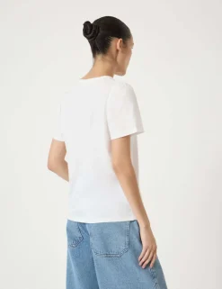 Pure Cotton Puff Sleeve T-Shirt