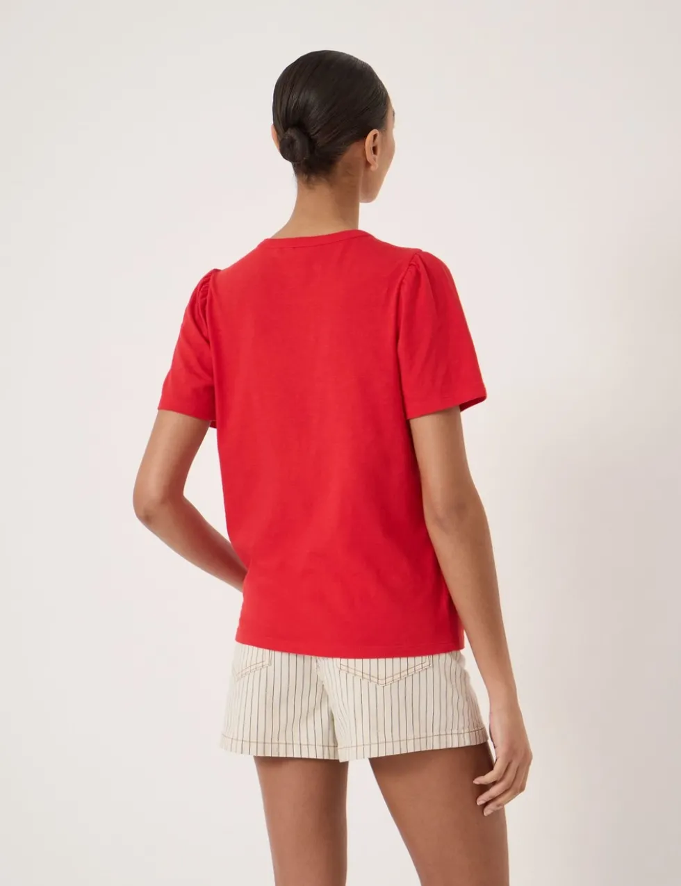 Pure Cotton Puff Sleeve T-Shirt