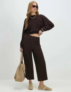 Pure Cotton Pull On Textured Culottes