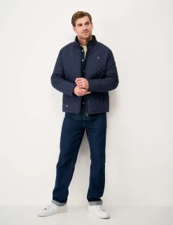 Pure Cotton Quilted Harrington Jacket