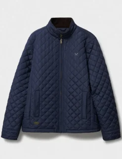 Pure Cotton Quilted Harrington Jacket