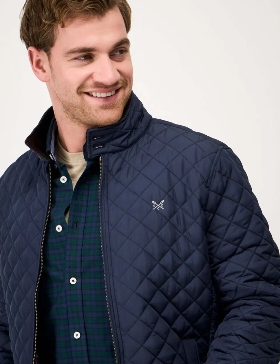 Pure Cotton Quilted Harrington Jacket