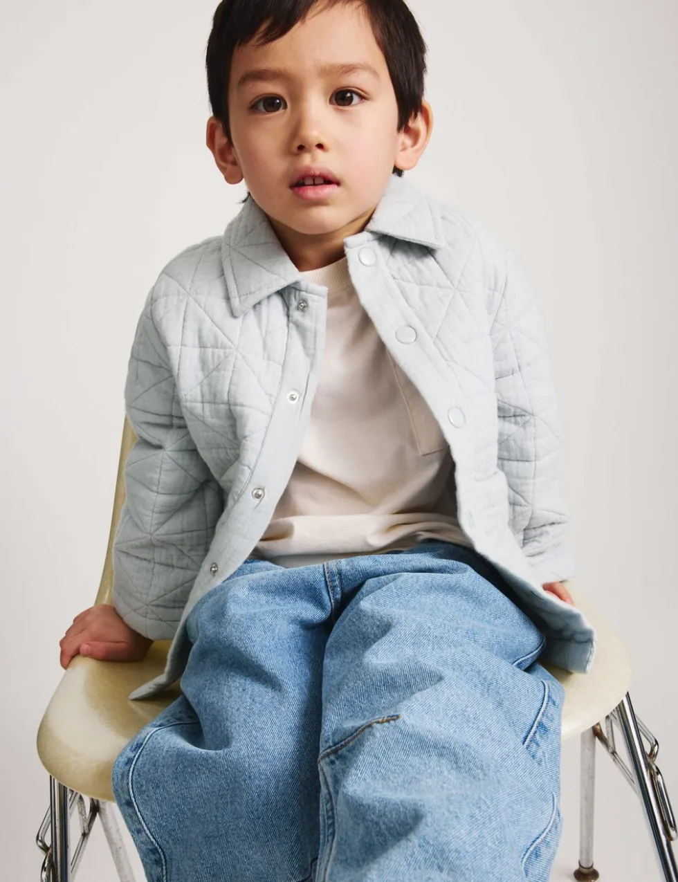 Pure Cotton Quilted Jacket (2-8 Yrs)