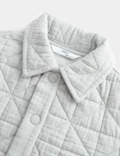 Pure Cotton Quilted Jacket (2-8 Yrs)