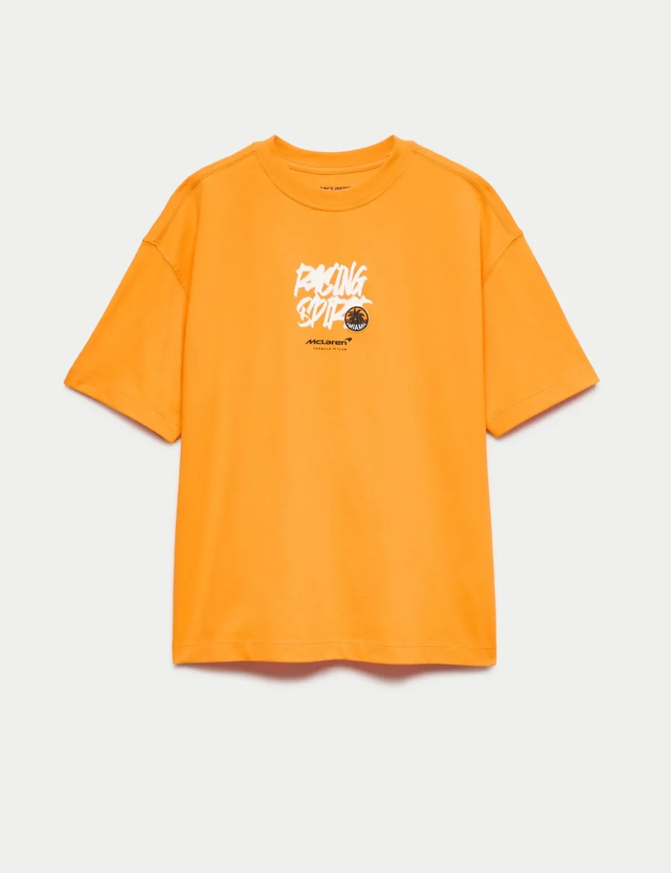 Pure Cotton Racing Spirit Graphic T-Shirt (6-16 Yrs)