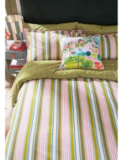 Pure Cotton Raven Stripe Bedding Set