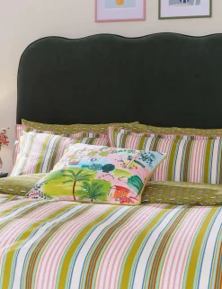Pure Cotton Raven Stripe Bedding Set