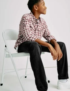 Pure Cotton Relaxed Fit Jeans (6-16 Yrs)