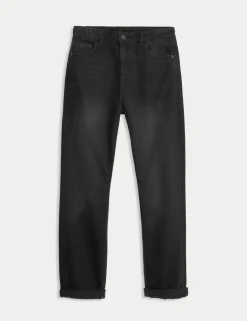 Pure Cotton Relaxed Fit Jeans (6-16 Yrs)