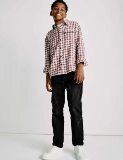 Pure Cotton Relaxed Fit Jeans (6-16 Yrs)
