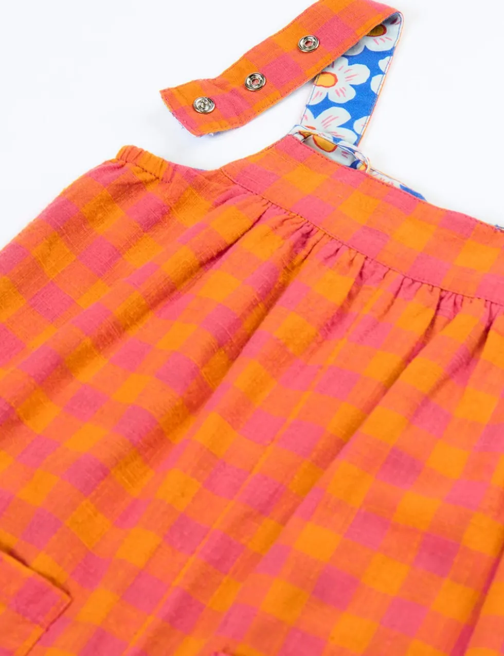 Pure Cotton Reversible Dungarees (3 Mths-5 Yrs)