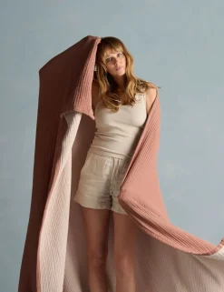Pure Cotton Reversible Extra Large Throw