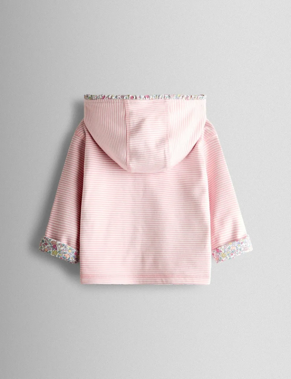 Pure Cotton Reversible Floral Bunny Hoodie (6 Mths - 7 Yrs)