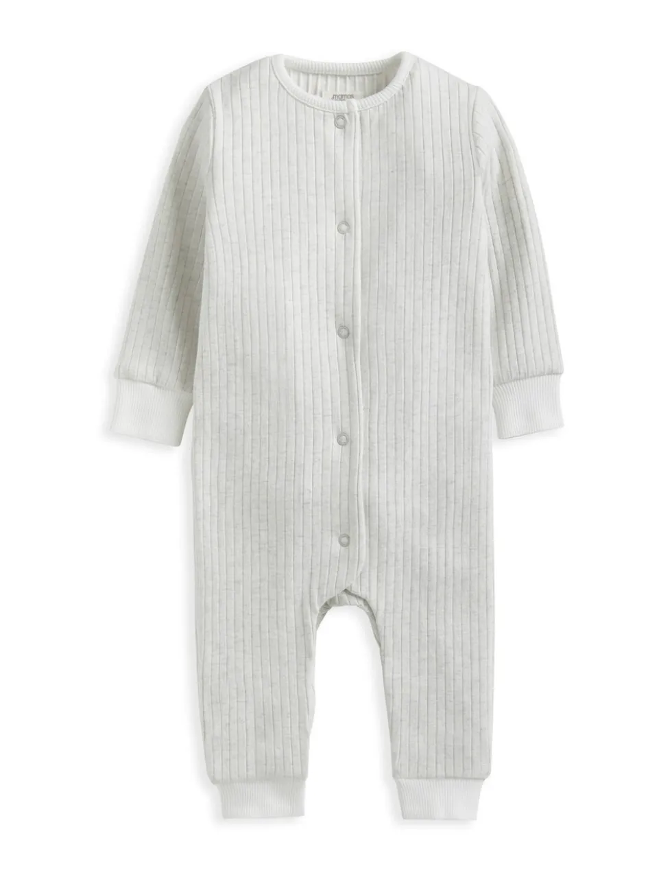 Pure Cotton Ribbed Romper (0-6 Mths)