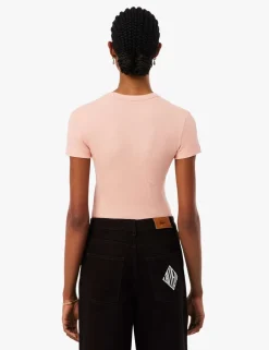 Pure Cotton Ribbed T-Shirt