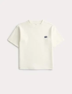 Pure Cotton Ribbed T-Shirt (2-8 Yrs)