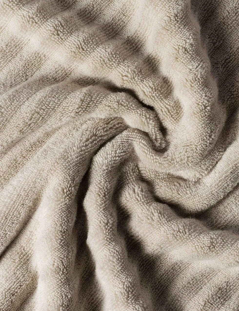Pure Cotton Rippled Bath Towel