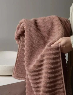 Pure Cotton Rippled Bath Towel