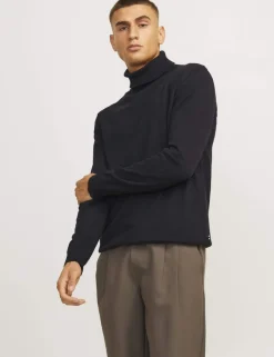 Pure Cotton Roll Neck Jumper