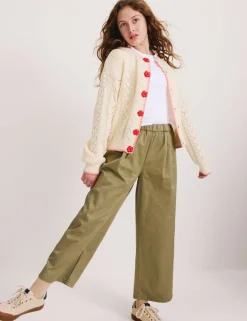 Pure Cotton Rose Cardigan (6-16 Yrs)