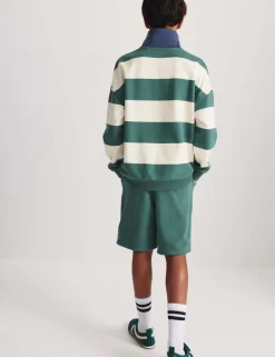 Pure Cotton Rugby Top & Shorts Set (6-16 Yrs)
