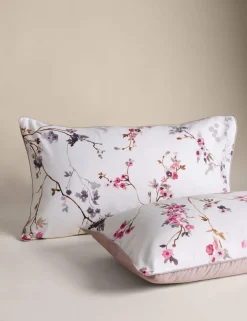 Pure Cotton Sateen Cherry Blossom Bedding Set