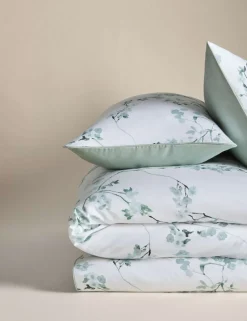 Pure Cotton Sateen Cherry Blossom Bedding Set
