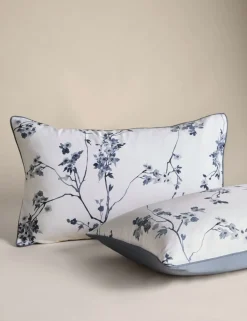 Pure Cotton Sateen Cherry Blossom Bedding Set