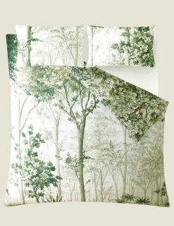 Pure Cotton Sateen Coppice Forest Bedding Set