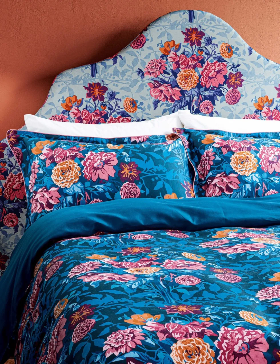 Pure Cotton Sateen Dahlia Bunch Bedding Set