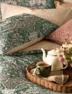 Pure Cotton Sateen Honeysuckle and Tulip Bedding Set