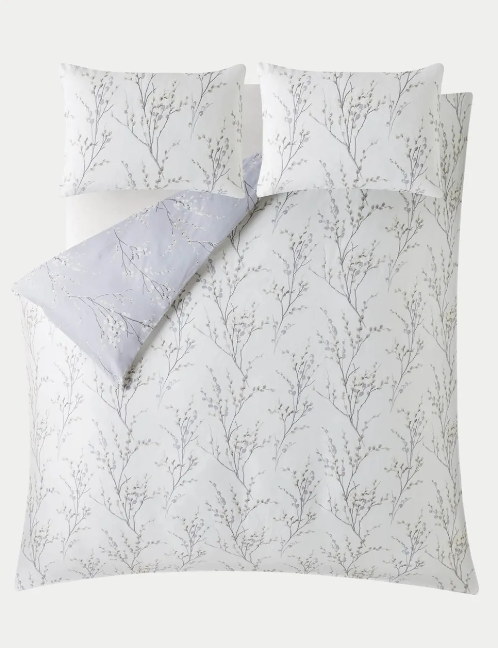 Pure Cotton Sateen Pussy Willow Bedding Set