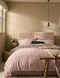 Pure Cotton Sateen Rose Brick Bedding Set