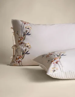 Pure Cotton Sateen Solene Painted Blooms Bedding Set