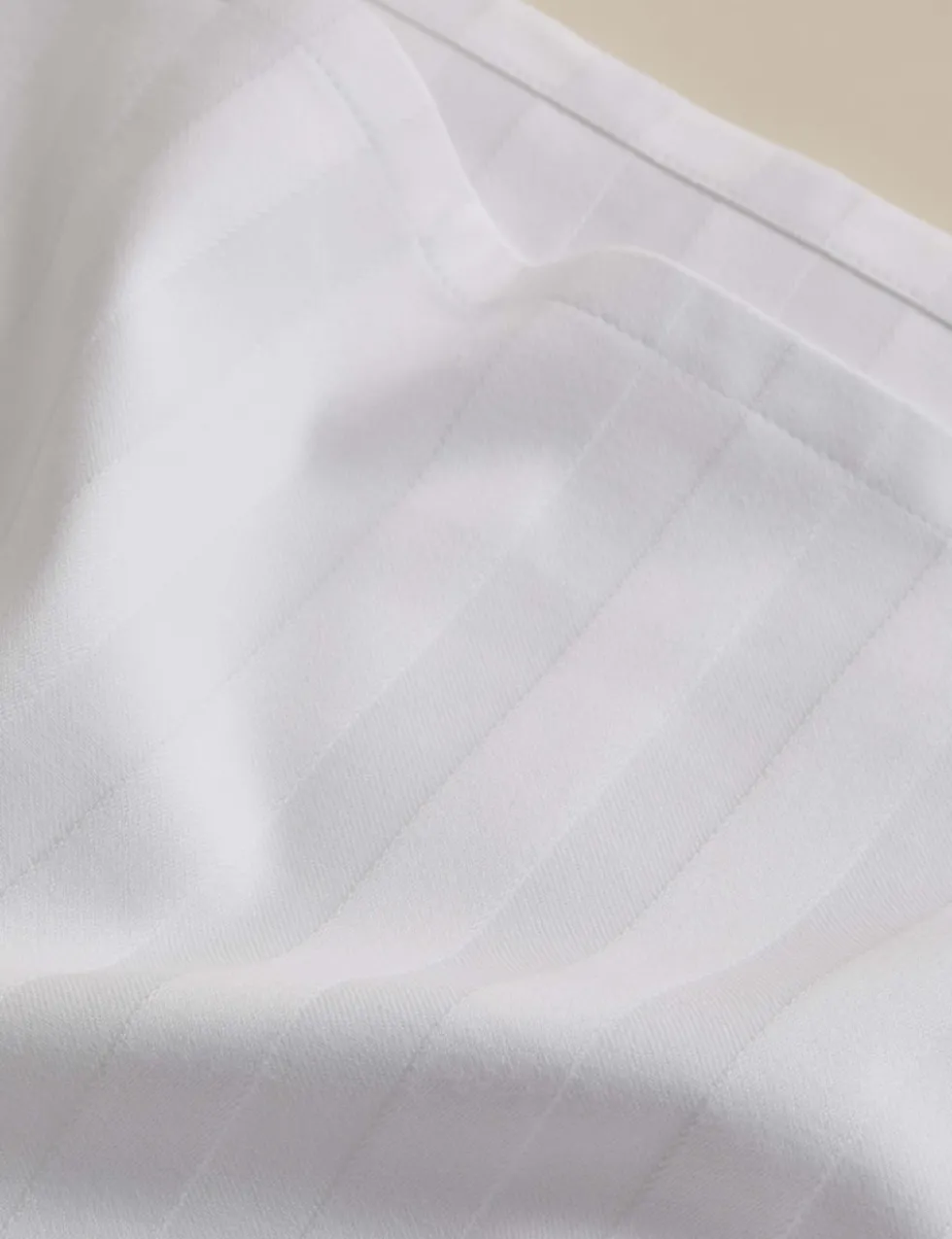 Pure Cotton Sateen Striped Tablecloth