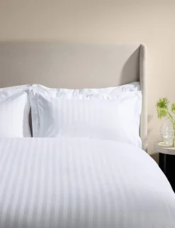 Pure Cotton Satin Striped Bedding Set