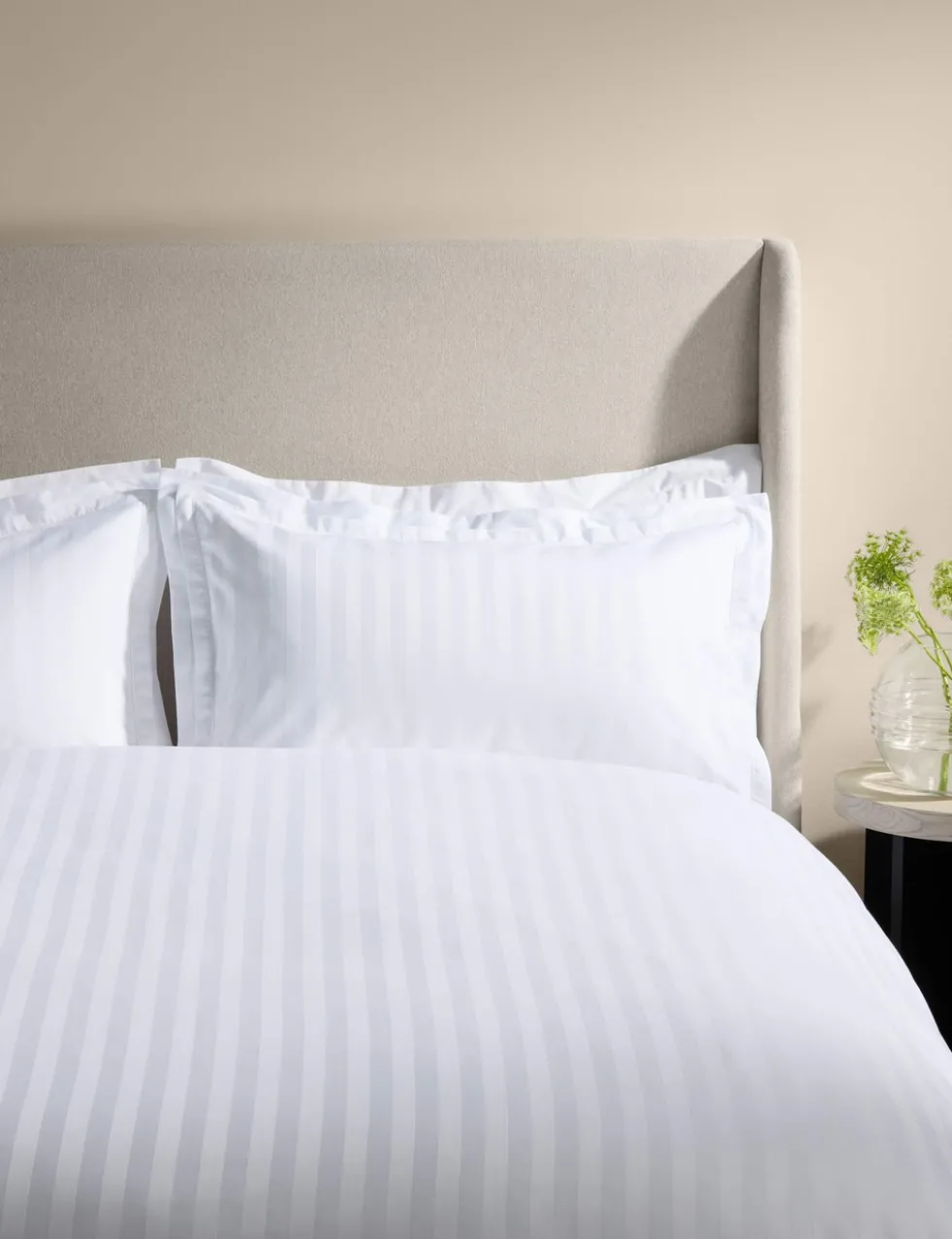 Pure Cotton Satin Striped Bedding Set
