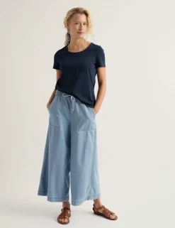 Pure Cotton Scoop Neck T-Shirt