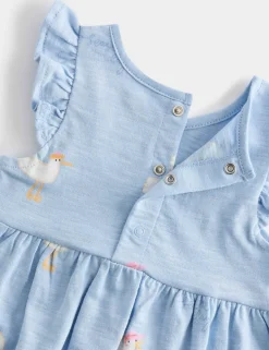 Pure Cotton Seagull Romper (0-3 Yrs)
