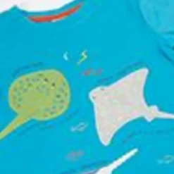 Pure Cotton Sealife Applique T-Shirt (1-10 Yrs)