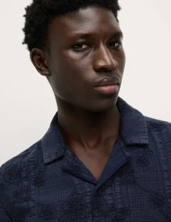 Pure Cotton Seersucker Shirt