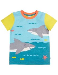 Pure Cotton Shark Print T-Shirt (3 Mths-8 Yrs)