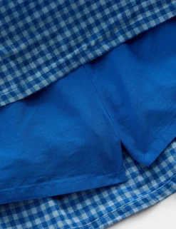 Pure Cotton Shirred Ra-ra Skort (6-16 Yrs)