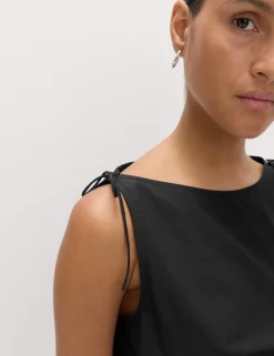 Pure Cotton Shirred Top