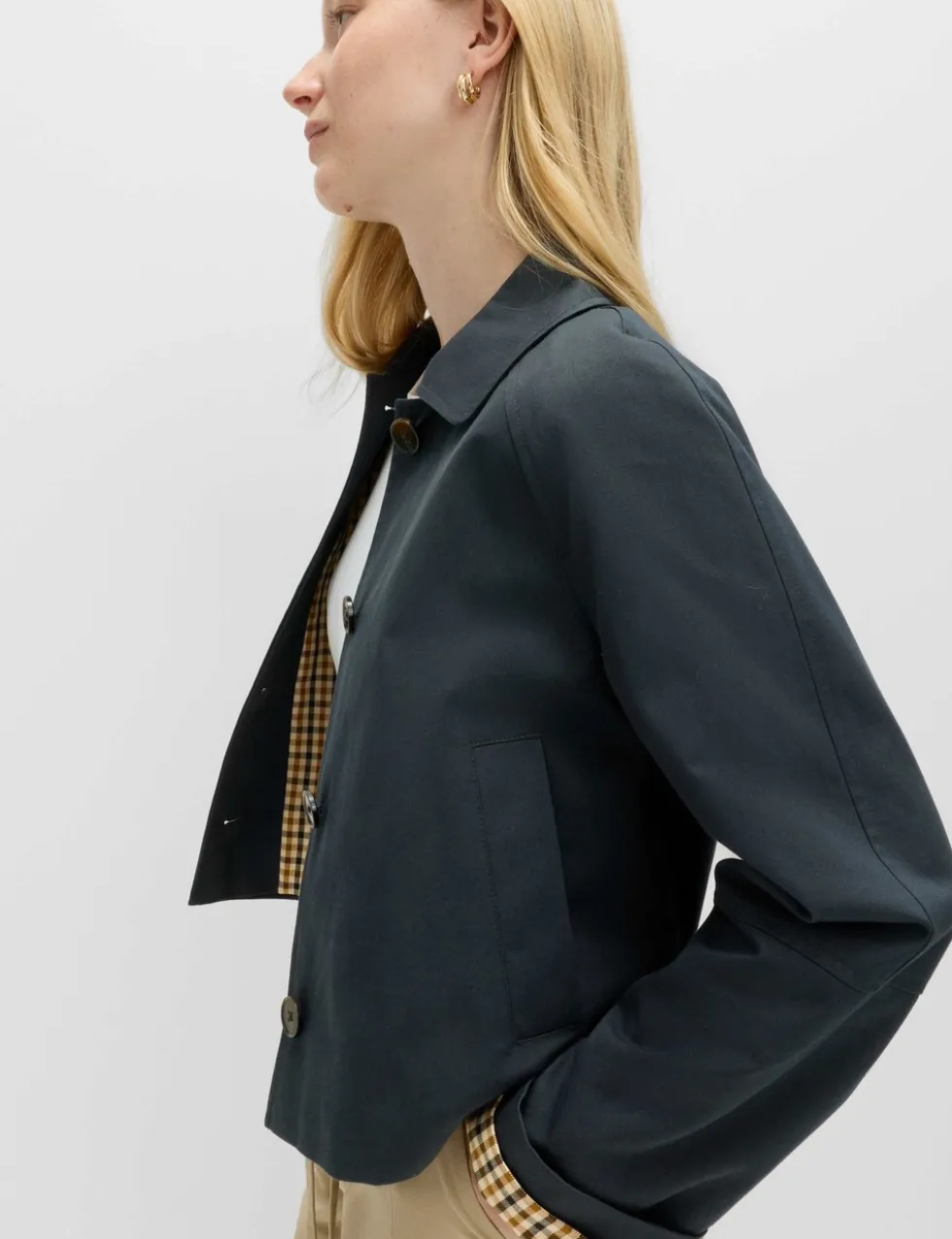 Pure Cotton Short Car Coat