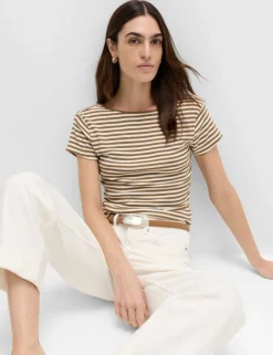Pure Cotton Short Sleeve Ballet Back T-Shirt