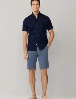 Pure Cotton Short Sleeve Oxford Shirt