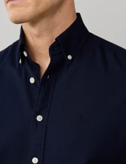 Pure Cotton Short Sleeve Oxford Shirt