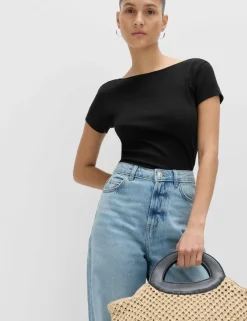 Pure Cotton Short Sleeve Ballet Back T-Shirt